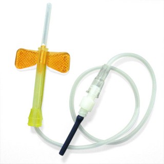 Safety Butterfly Needle - Blood Collection Needle and Holder. Safety Butterfly Needle